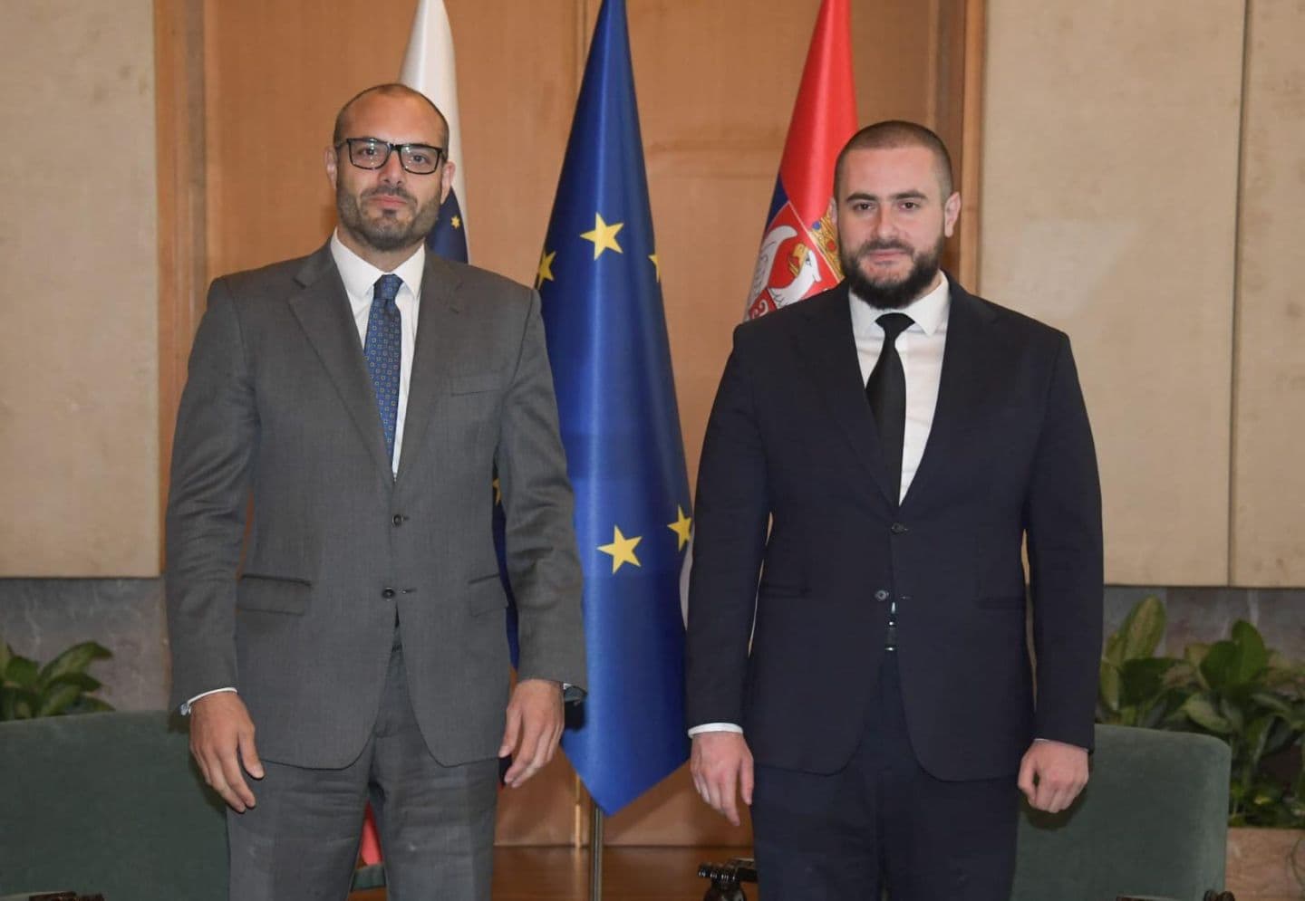 Ministar za pomirenje regionalnu saradnju i društvenu stabilnost Usame Zukorlić primio je u Palati Srbija ambasadora Republike Slovenije