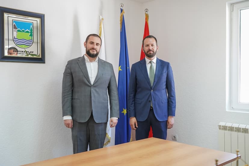 Ministar Zukorlić se susreo sa predsednikom Opštine Plav Canovićem
