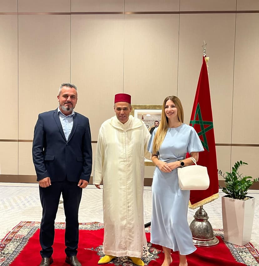 Delegacija Kabineta ministra Zukorlića na prijemu povodom godišnjice krunisanja kralja Muhameda Šestog