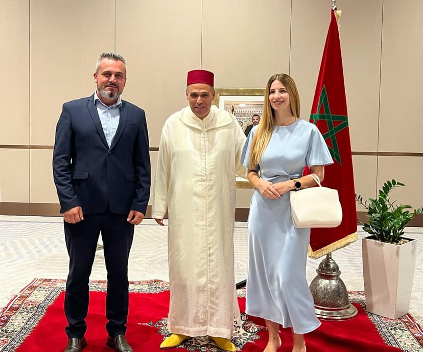 Delegacija Kabineta ministra Zukorlića na prijemu povodom godišnjice krunisanja kralja Muhameda Šestog