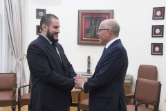Посланик Бундестага Петер Бајер код министра Зукорлића