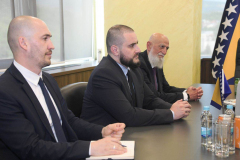 Министар Зукорлић са министром Делићем у Сарајеву