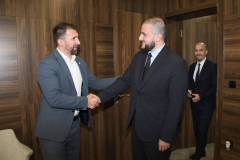 Министар Зукорлић са министром Делићем у Сарајеву